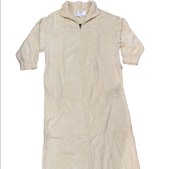 STAN HERMAN Vintage Full Length Petite Robe - Picture 1 of 6